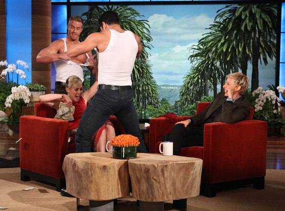 Ellen DeGeneres, Miley Cyrus