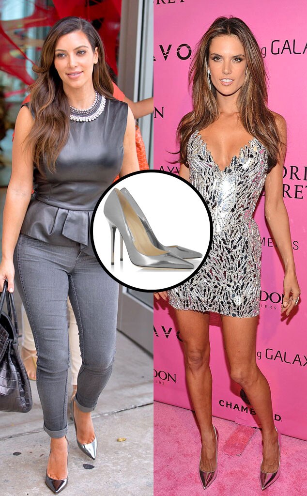 Kim Kardashian, Alessandra Ambrosio, Jimmy Choo