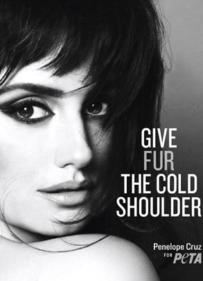 Penelope Cruz, PETA