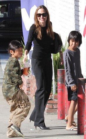 Angelina Jolie, Maddox Jolie Pitt, Pax Jolie Pitt