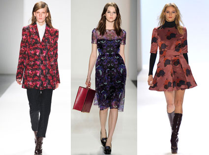 Dark Florals, NY Fashion Week