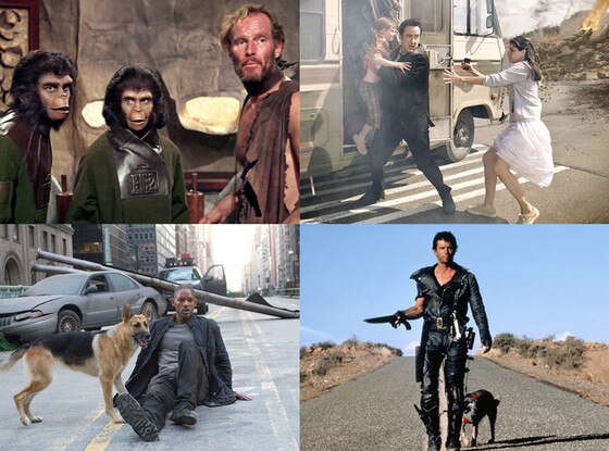 End of the World Split, I Am Legend, 2012, The Road Warrior, Planet of the Apes