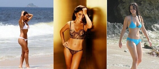Debora Nascimento, Jennifer Lawrence, Juliana Paes