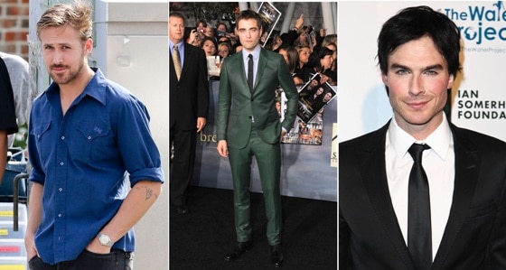 Ryan Gosling, Robert Pattinson, Ian Somerhalder