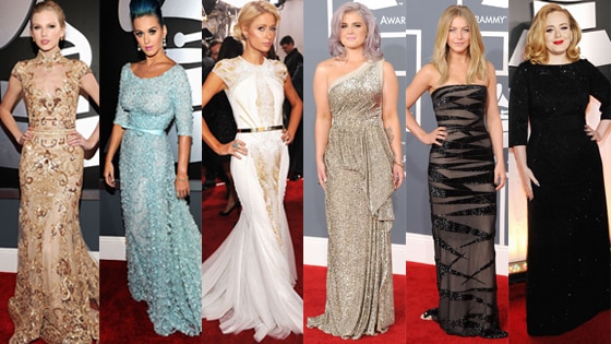Best of Grammys 6 Split: Taylor Swift, Katy Perry, Paris Hilton, Kelly Osbourne, Julianne Hough, Adele