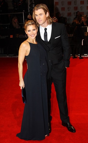 BAFTA Arrivals, Elsa Pataky, Chris Hemsworth