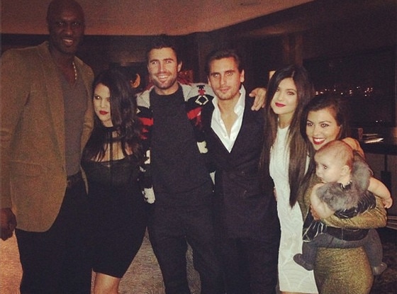 Lamar Odom, Khloe Kardashian Odom, Brody Jenner, Scott Disick, Kylie Jenner, Kourtney Kardashian