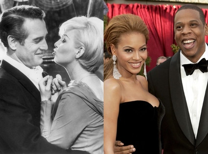 Pau Newman, Joanne Woodward, Beyonce Knowles, Jay-Z