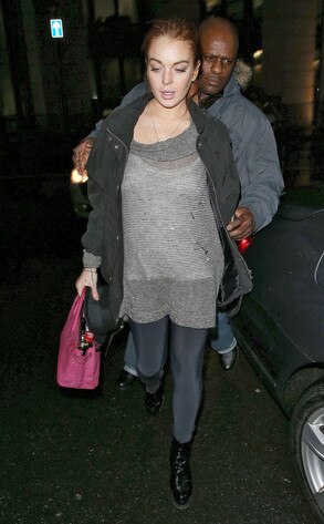 Lindsay Lohan, London New Years Eve