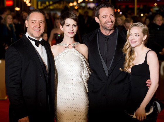 Russell Crowe, Anne Hathaway, Hugh Jackman, Amanda Seyfried