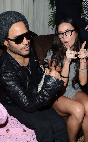 Lenny Kravitz, Demi Moore