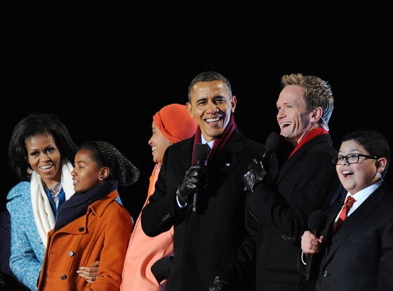 Neil Patrick Harris y Barack Obama