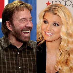 Chuck Norris, Jessica Simpson