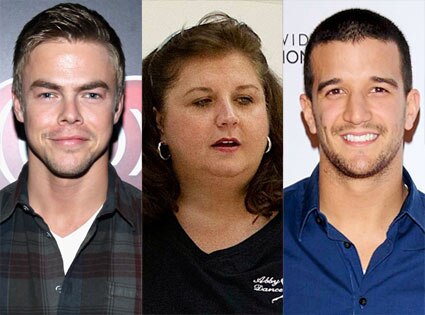Abby Lee Miller, Derek Hough, Mark ballas