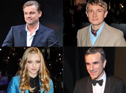 Leo DiCaprio, Martin Freeman, Amanda Seyfried, Daniel Day Lewis