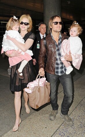 Nicole Kidman, Keith Urban, Sunday Urban, Faith Urban