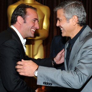 George Clooney, Jean Dujardin, Oscar Luncheon