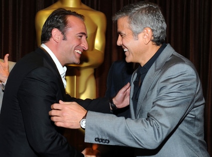 George Clooney, Jean Dujardin, Oscar Luncheon