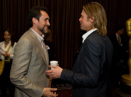 Demian Bichir, Brad Pitt, Oscar Luncheon