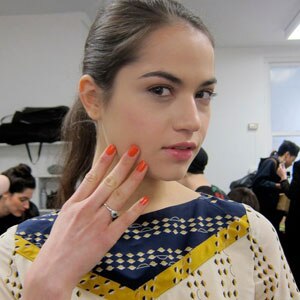 Get Schooled on Lauren Moffatt & OPI's Orange Nails - mystyle.com
