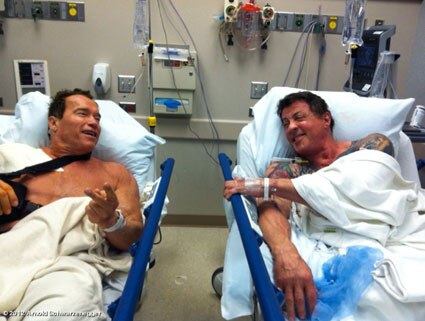 Arnold Schwarzenegger, Sylvestor Stallone