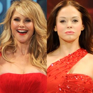Christie Brinkley, Rose McGowan