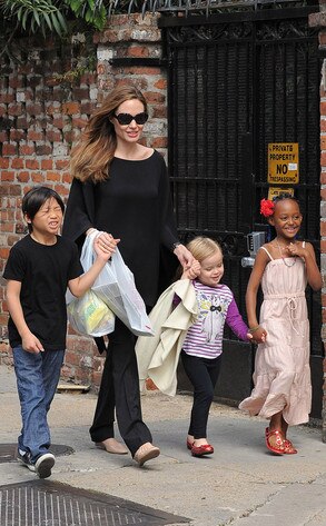 Angelina Jolie, Pax, Zahara, Vivienne