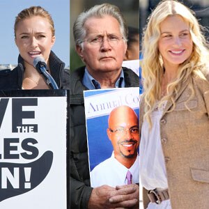 Hayden Panettiere, Martin Sheen and Daryl Hannah