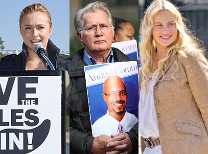 Hayden Panettiere, Martin Sheen and Daryl Hannah