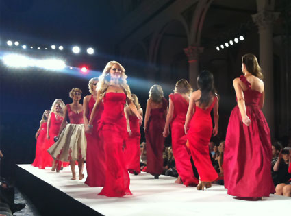 L.A. Fashion Week Red Dress Fashion Show