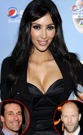 Jon Hamm, Kim Kardashian, Jason Statham
