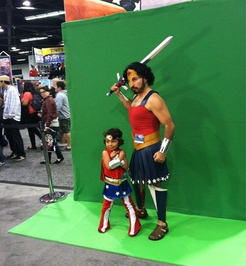 Soup Wonder Woman Father Daughter X2