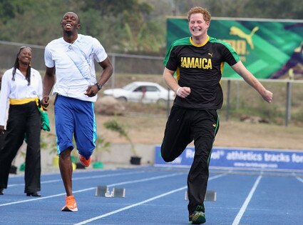 Prince Harry, Usain Bolt