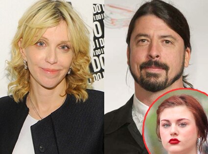 Courtney Love, Dave Grohl, Frances Bean