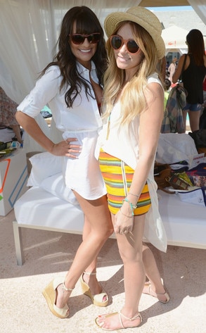 Coachella Festival, Lea Michele, Lauren Conrad