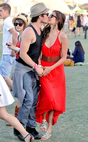 Coachella Festival, Ian Somerhalder, Nina Dobrev