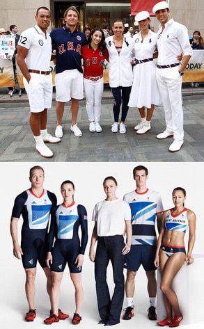 U.S. Olympic Team Uniforms, Ralph Lauren, U.K. Olympic Team Uniforms, Stella McCartney