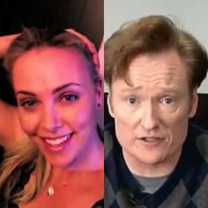 Charlize Theron, Conan O'Brien 