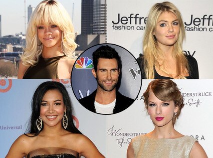 Rihanna, Kate Upton, Naya Rivera, Taylor Swift, Adam Levine