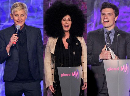 Josh Hutcherson, Cher, Ellen Degeneres