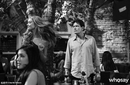 Denise Richards, Charlie Sheen, Anger Management, Twit Pic