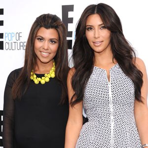 E! Upfront, Kourtney Kardashian, Kim Kardashian