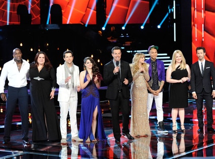 THE VOICE, Jermaine Paul, Erin Willet, Chris Mann, Lindsey Pavao, Carson Daly, Juliet Simms, Jamar Rodgers, Katrina Parker, Tony Lucca