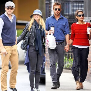 Blake Lively & Ryan Reynolds, Eva Mendes & Ryan Gosling