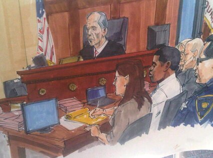 Jennifer Hudson, courtroom sketch Jennifer Hudson, courtroom sketch