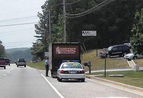 Dunkin Donuts Pulled Over Soup X2