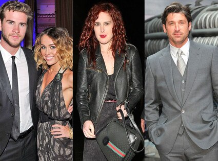 Miley Cyrus, Liam Hemsworth, Rumer Willis, Patrick Dempsey