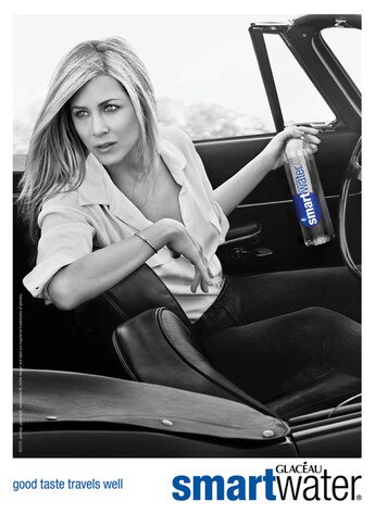 Jennifer Aniston, Smartwater Ad