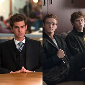  Justin Timberlake, Jesse Eisenberg, Andrew Garfield, The Social Network