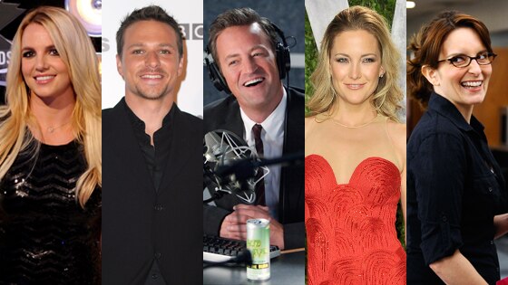 Britney Spears, X Factor, Drew Lachey, Dancing with the Stars, Matthew Perry, Go On, Kate Hudson, Glee, Tina Fey, 30 Rock